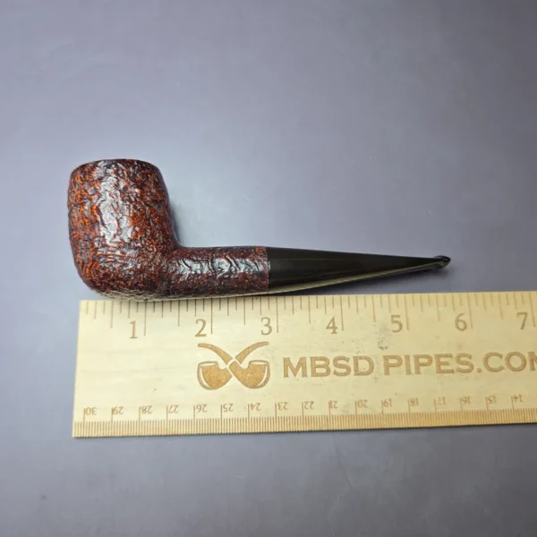 Dunhill 1963 Shell Briar Sandblasted Billiard Estate Briar Pipe, English Estates - Image 9