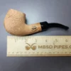 Morgan Bones Sandblasted Bent Apple Briar Pipe, New - Image 9