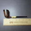 Walt Cannoy Cardinal House Hollingsworth E24 Handmade Briar Pipe, New - Image 10