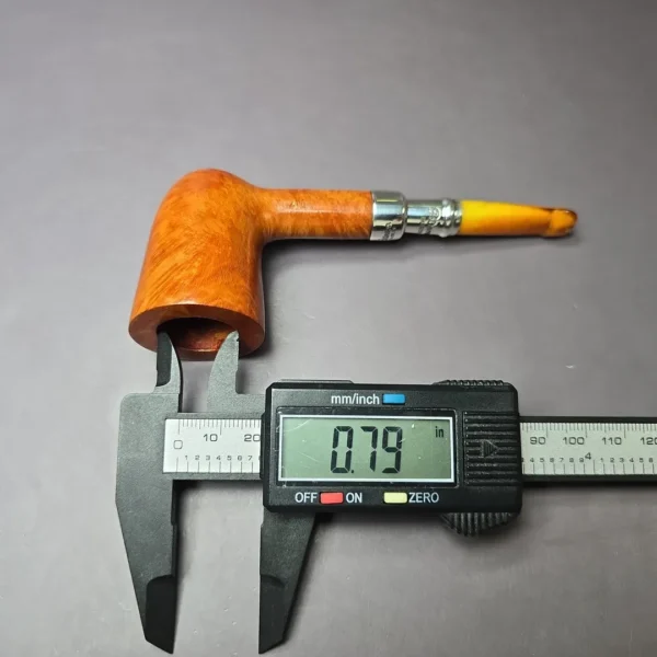 Peterson Amber Spigot D17 Smooth Dublin Estate Briar Pipe, Unsmoked - Image 10