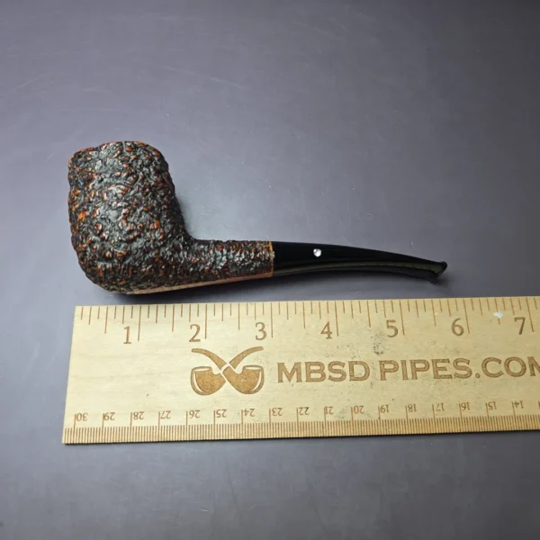 Castello Sea Rock KKK 19 Rusticated Zulu Estate Briar Pipe, Italian Estates - Image 10