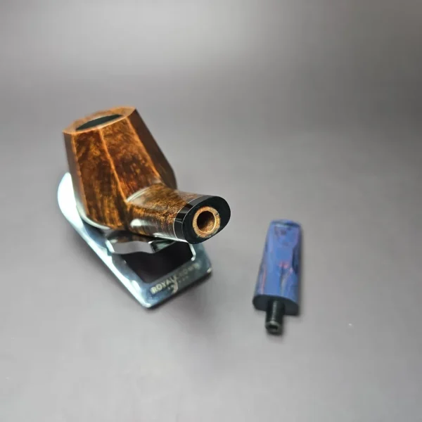 Andrey Kharitonov Smooth Faceted Brandy Estate Briar Pipe, Other Estates - Image 10