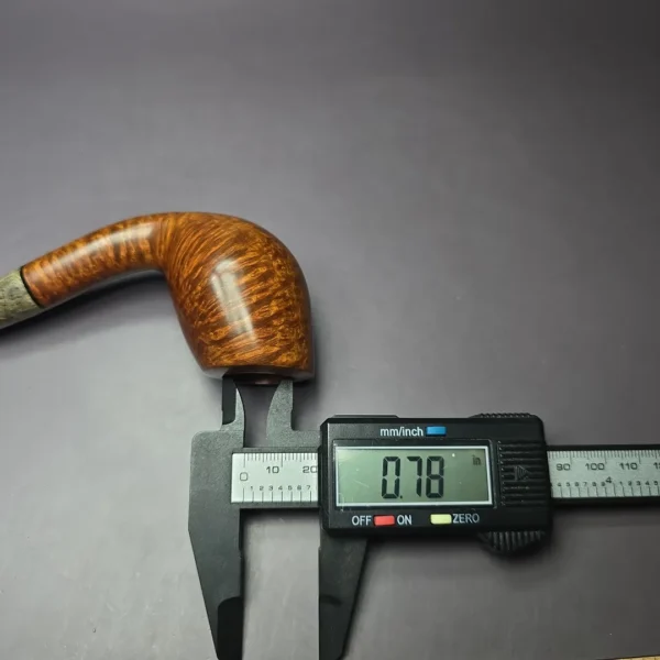 Max Capps Smooth Cobra w/ Aged Redwood Estate Briar Pipe, Unsmoked - Image 10