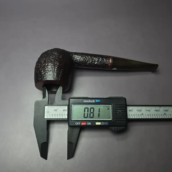 James Upshall w/ Bill Taylor Sandblasted Liverpool Estate Briar Pipe, Unsmoked - Image 10