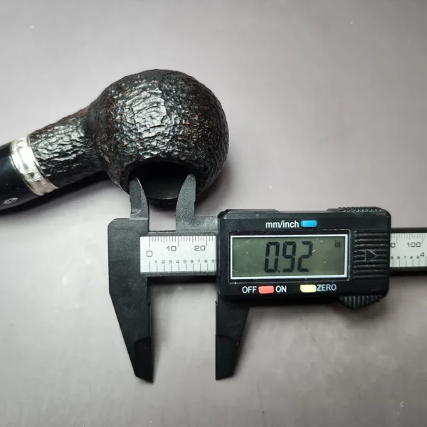 Savinelli Trevi 320 KS Rusticated Author Estate Briar Pipe, Italian Estates - Image 10