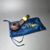 Mina Pipes Sandblasted Wide Shank Bulldog Estate Briar Pipe Unsmoked - Image 10