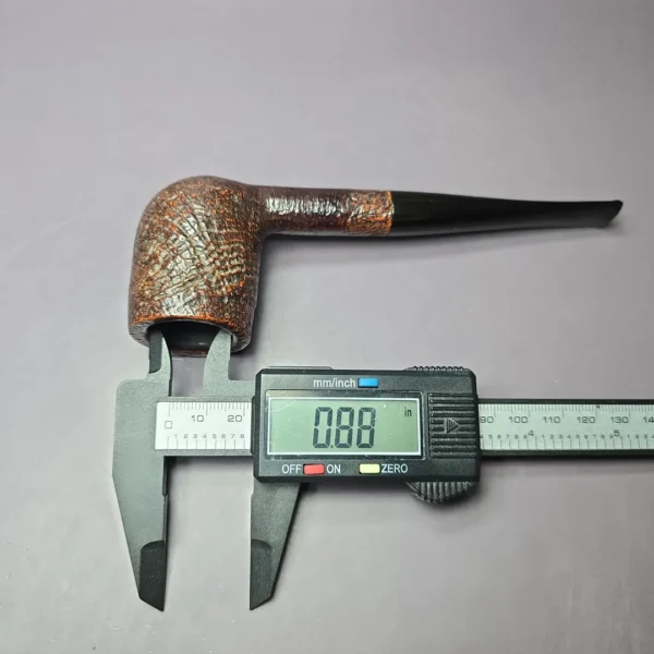 Comoy's Sandblast 186 Sandblasted Billiard Estate Briar Pipe, English Estates - Image 10