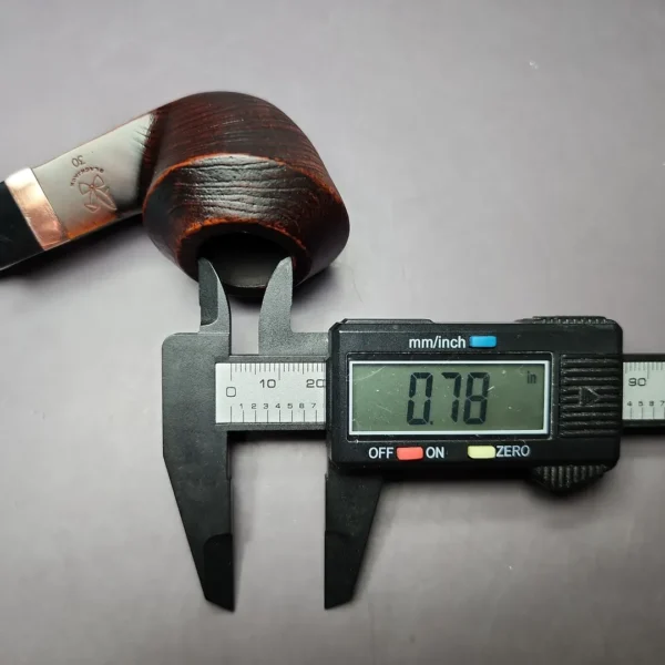 Morgan BlackJack 20 Sandblasted Bulldog Briar Pipe, New - Image 10