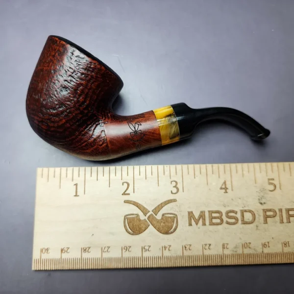 Morgan BlackJack 20 Limited Edition Sandblasted Dublin Briar Pipe, New - Image 10