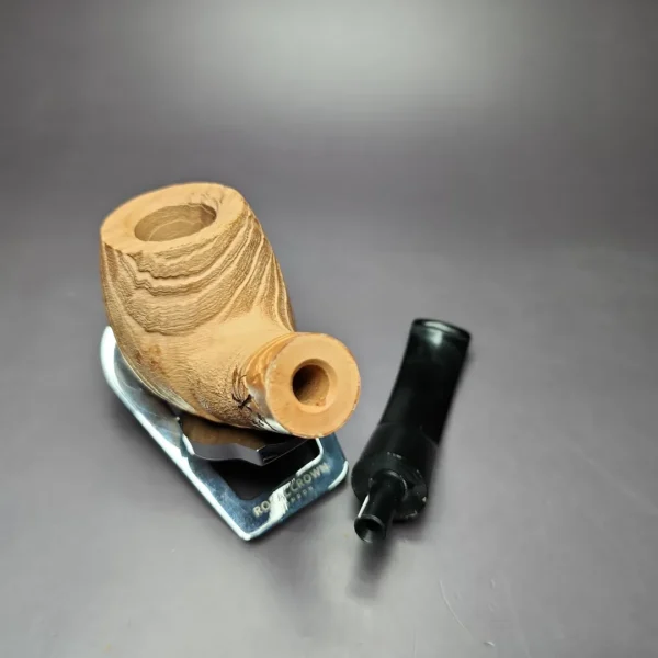 Morgan Bones Sandblasted Brandy Briar Pipe, New - Image 10