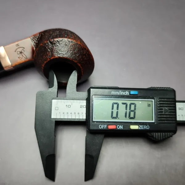 Morgan BlackJack 20 Sandblasted Bulldog Briar Pipe, New - Image 10