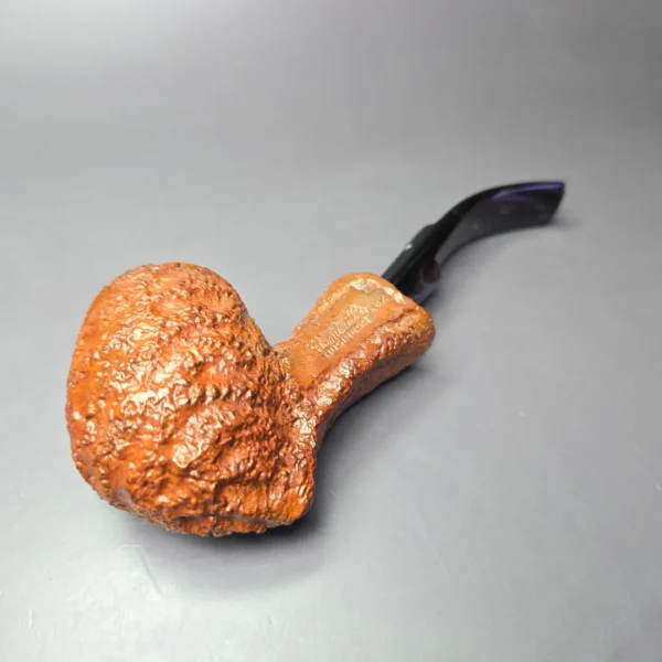 Caminetto Business 82 Rusticated Egg Estate Briar Pipe, Italian Estates - Image 10