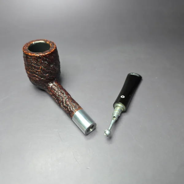Kaywoodie Silhouette 76B Sandblasted Billiard Estate Briar Pipe, American Estates - Image 10