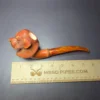 MBSD Meerschaum Masters by Karahan Dog w/ Glass Eyes, Block Meerschaum Pipe, New - Image 10