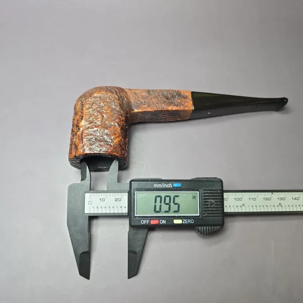 Dunhill 1962 Shell ODA 836 Sandblasted Panel Estate Briar Pipe, English Estates - Image 9
