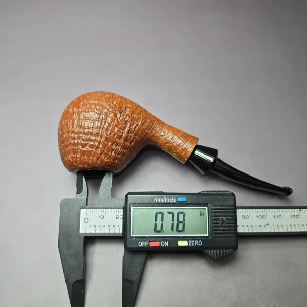 Quad City Pipes Sandblasted Micke Estate Briar Pipe, American Estates - Image 10