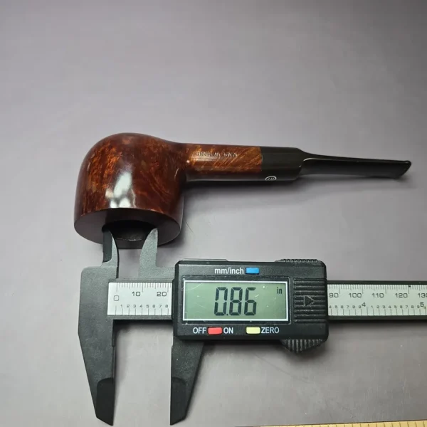 James Upshall Tilshead Grp 5 Smooth Pot Estate Briar Pipe, Unsmoked - Image 11