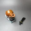 Mina Pipes Smooth Apple w/ Boxwood Estate Briar Pipe, Unsmoked - Image 10