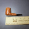 Radice Clear Fiammata Smooth Billiard w/ Ebonite Stem Estate Briar Pipe, Unsmoked - Image 10