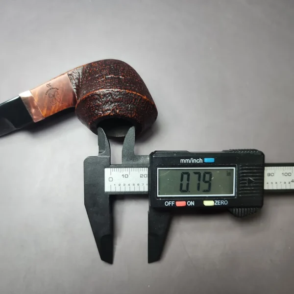 Morgan BlackJack 30 Sandblasted Bulldog Briar Pipe, New - Image 10