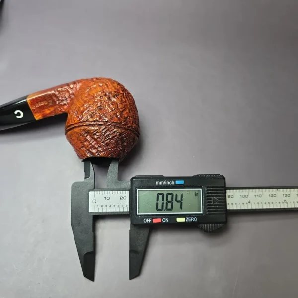 Il Ceppo Imperatori Era Sandblasted Bulldog Estate Briar Pipe, Italian Estates - Image 10