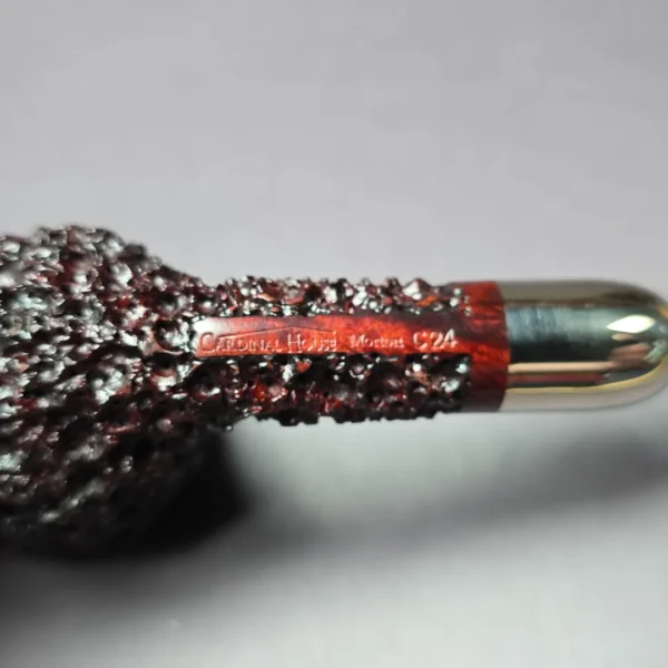 Walt Cannoy Cardinal House Morton C24 Handmade Briar Pipe, New - Image 10