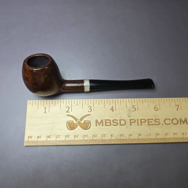 Jacobean Original by Les Wood Smooth Apple Estate Briar Pipe, Unsmoked - Image 10