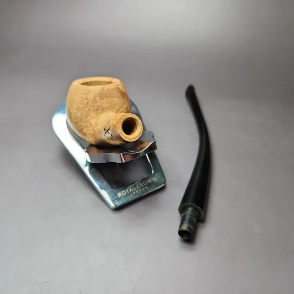 Morgan Bones Sandblasted Churchwarden Briar Pipe, New - Image 10