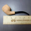 Morgan Bones Sandblasted Demiwarden Apple Briar Pipe, New - Image 10