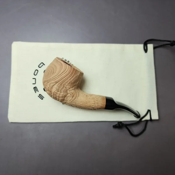 Morgan Bones Sandblasted Nosewarmer Pot Briar Pipe, New - Image 10