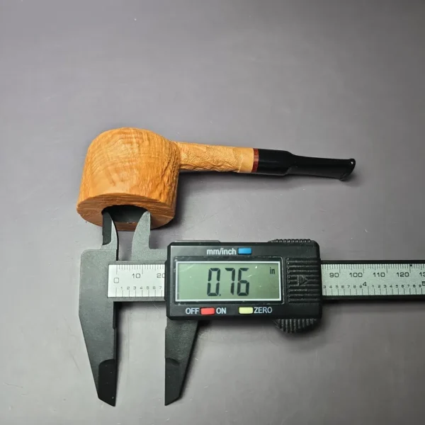 Proxima by Piero Vitale Sandblasted Pot Briar Pipe, New - Image 11