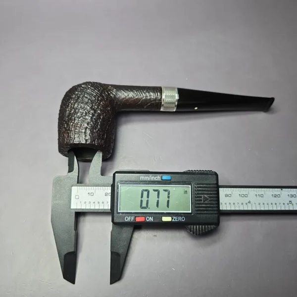 Dunhill 1980 Shell 4103 Billiard w/ Silver Estate Briar Pipe, English Estates - Image 11