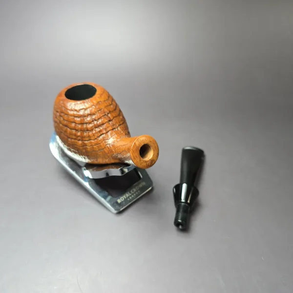 Quad City Pipes Sandblasted Micke Estate Briar Pipe, American Estates - Image 11