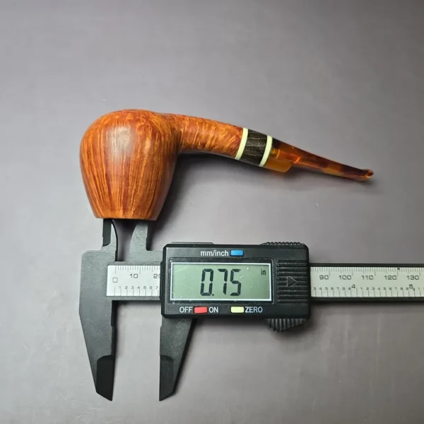 Peter Heeschen Smooth "P" Brandy Estate Briar Pipe, Danish Estates - Image 11