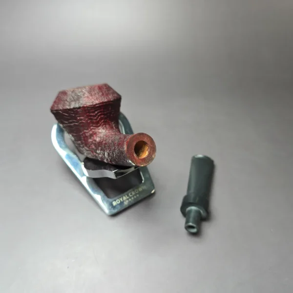 Sean Reum Contrast Sandblasted Rhodesian Handmade Briar Pipe, New - Image 11