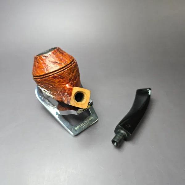 Il Ceppo Imperatori Era Sandblasted Bulldog Estate Briar Pipe, Italian Estates - Image 11