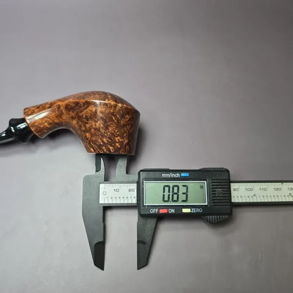Tsuge Kaga 907 Smooth Volcano Estate Briar Pipe, Unsmoked, 9mm - Image 11