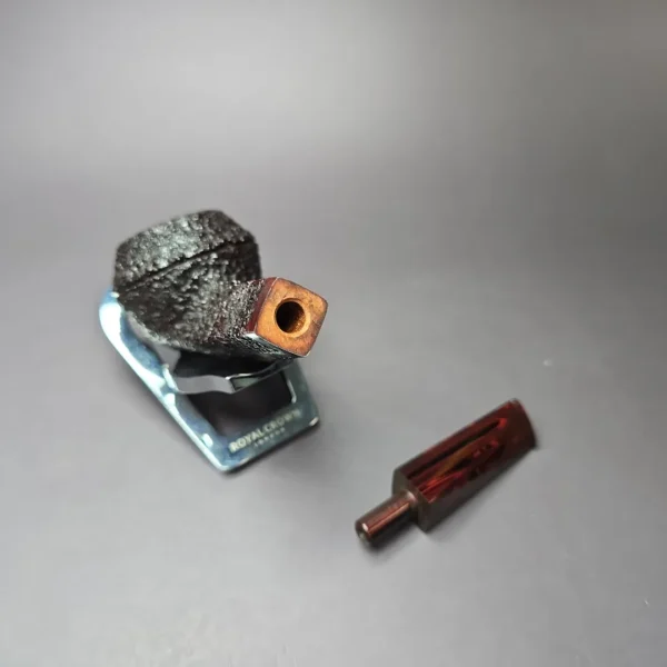 Walt Cannoy Cardinal House Munn C24 Bulldog Handmade Briar Pipe, New - Image 11
