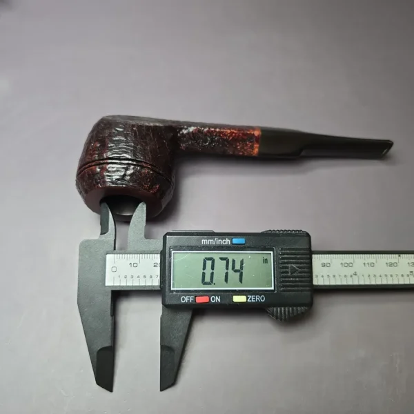 James Upshall w/ Bill Taylor Sandblasted Bulldog Estate Briar Pipe, Unsmoked - Image 11