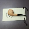 Morgan Bones Sandblasted Panel Shank Apple Briar Pipe, New - Image 11