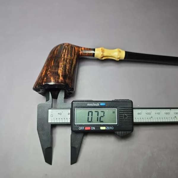 Walt Cannoy Cardinal House Hollingsworth E24 Handmade Briar Pipe, New - Image 11