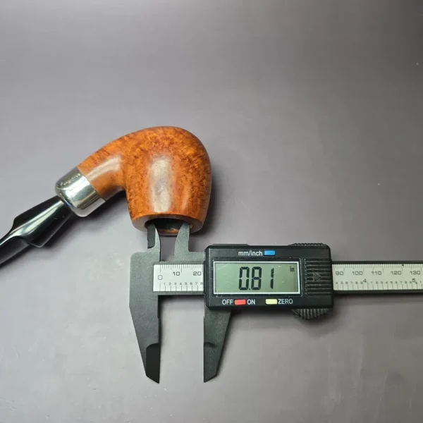 Savinelli Dry System 1616 Smooth Bent Billiard Estate Briar Pipe, Italian Estates 6mm - Image 11