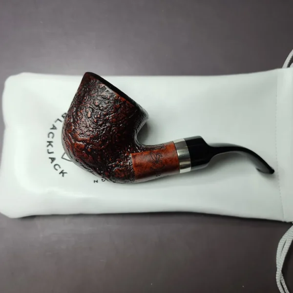 Morgan BlackJack 20 Sandblasted Dublin Briar Pipe, New - Image 11