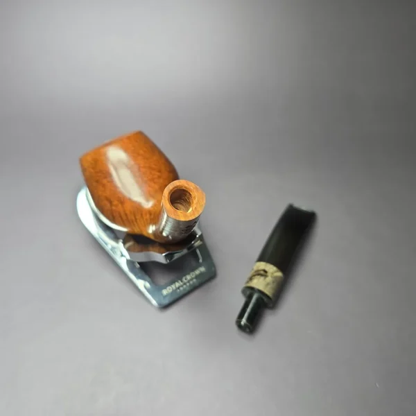 Max Capps Smooth Cobra w/ Aged Redwood Estate Briar Pipe, Unsmoked - Image 11