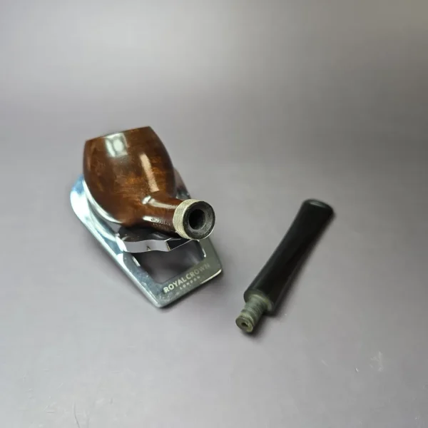 Jacobean Original by Les Wood Smooth Apple Estate Briar Pipe, Unsmoked - Image 12