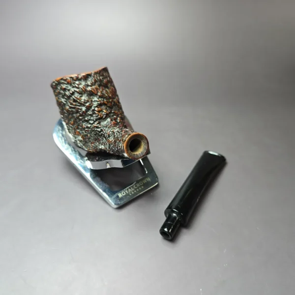 Castello Sea Rock KKK 19 Rusticated Zulu Estate Briar Pipe, Italian Estates - Image 12
