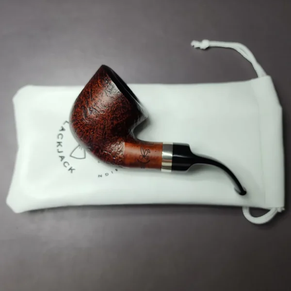 Morgan BlackJack 20 Sandblasted Dublin Briar Pipe, New - Image 12