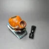 Chacom Reverse Calabash Orange Smooth Apple Briar Pipe, New - Image 12