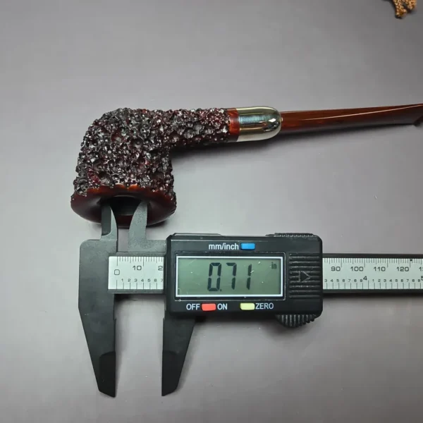 Walt Cannoy Cardinal House Morton C24 Handmade Briar Pipe, New - Image 13