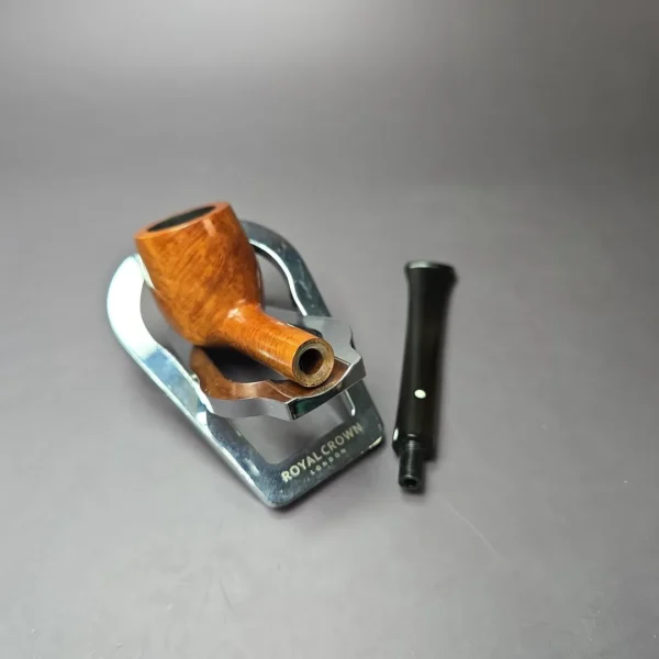 Dunhill 1973 Root Briar 401 Smooth Small Billiard Estate Briar Pipe, Unsmoked - Image 13